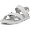 imageECCO Womens Samara Flat SandalWhitePure Silver