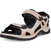 imageECCO Womens Yucatan Sport Sandal Rose DUST NubuckLimestone Nubuck 885