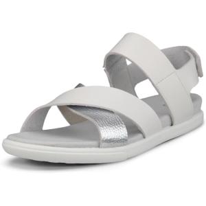 imageECCO Womens Samara Flat SandalWhitePure Silver