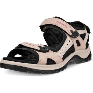 imageECCO Womens Yucatan Sport Sandal Rose DUST NubuckLimestone Nubuck 885