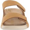 imageECCO Womens Cozmo Two Band Slide SandalCayote Nubuck