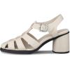 imageECCO Womens Sculpted 55 Luxe Fisherman Heel Heeled SandalLimestone