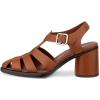 imageECCO Womens Sculpted 55 Luxe Fisherman Heel Heeled SandalMink