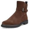 imageECCO Womens Amsterdam Waterproof Buckle Ankle BootCoffee Suede