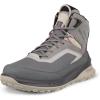 imageECCO Womens Ultra Terrain Waterproof Mid Warm Hiking BootSteelWild Dove NubuckPrimaloft