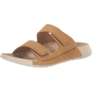 imageECCO Womens Cozmo Two Band Slide SandalCayote Nubuck