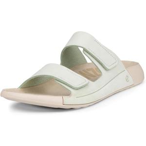 imageECCO Womens Cozmo Two Band Slide SandalMatcha Nubuck