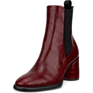 imageECCO Womens Sculpted Luxury 55 Mm Modern Double Gore Chelsea BootBrick Reptile Print