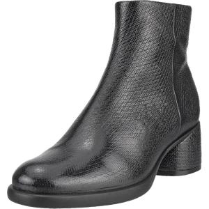 imageECCO Womens Sculpted Lx 35 Ankle BootBlack Embossed Lizard