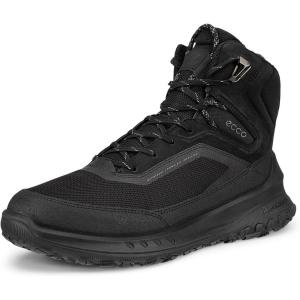 imageECCO Womens Ultra Terrain Waterproof Mid Warm Hiking BootBlackBlack NubuckPrimaloft