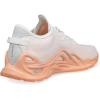 imageECCO Womens Biom Infinite Textile Knit Fashion SneakerBright WhitePeach Nectar