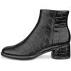 imageECCO Womens Sculpted Luxury 35mm Ankle BootBlack Reptile Print