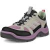 imageECCO Womens Offroad Lace Up Hiking ShoeBlack NubuckGravelLavender Mist
