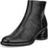 imageECCO Womens Sculpted Luxury 35mm Ankle BootBlack Reptile Print
