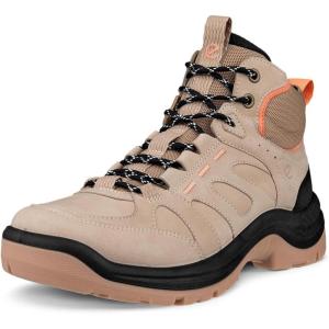 imageECCO Womens Offroad Waterproof Mid Hiking BootNude Oil NubuckCoral Nubuck