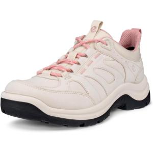 imageECCO Womens Offroad Leather Waterproof Hiking ShoeLimestone NubuckOld Rose