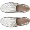 imageECCO Womens Soft 7 Woven Slipon 30 SneakerPure White Gold