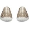 imageECCO Womens Soft 7 Woven Slipon 30 SneakerPure White Gold