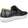 imageECCO Womens Soft 7 Woven Slipon 30 SneakerSilver Heavy