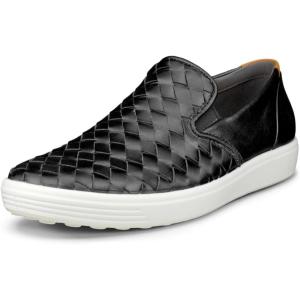 imageECCO Womens Soft 7 Woven Slipon 30 SneakerSilver Heavy
