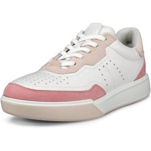imageECCO Womens Street Court SneakerOld RoseWhiteRose Dust