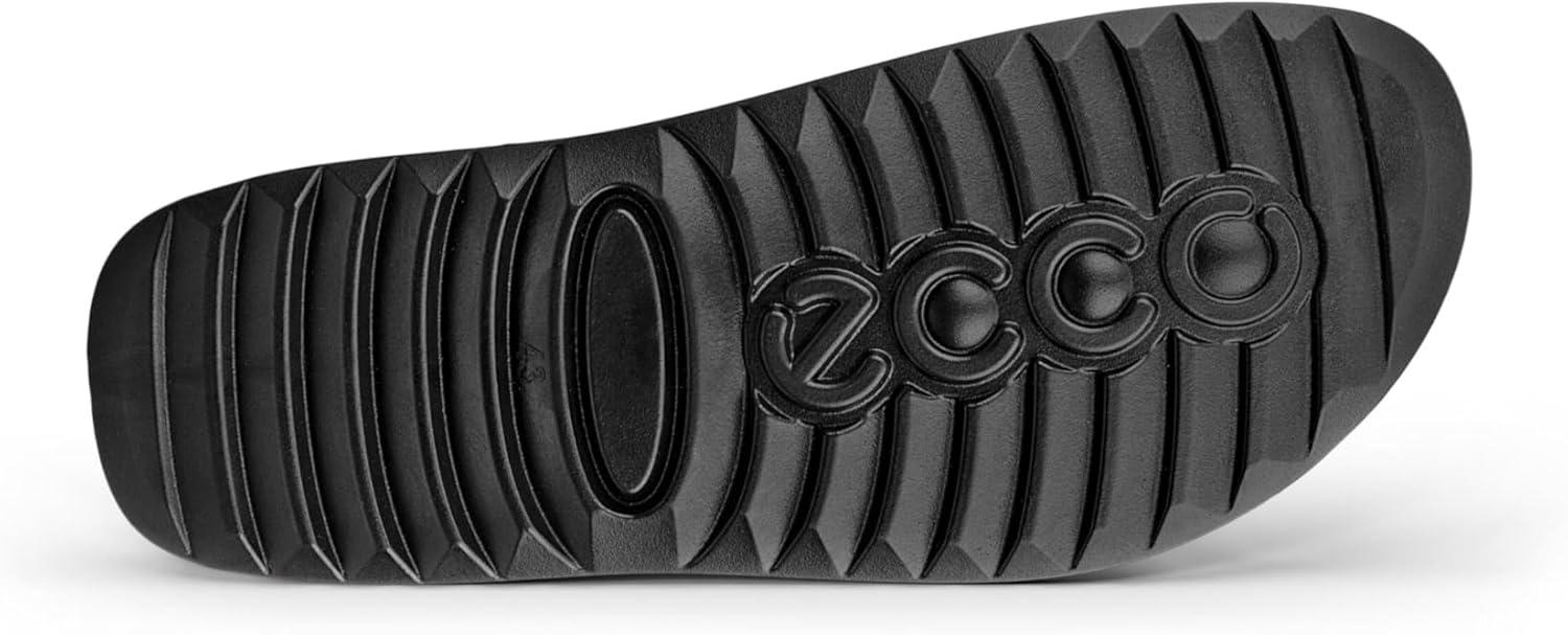 imageECCO Mens Cozmo Two Band Buckle Slide SandalBlack Nubuck