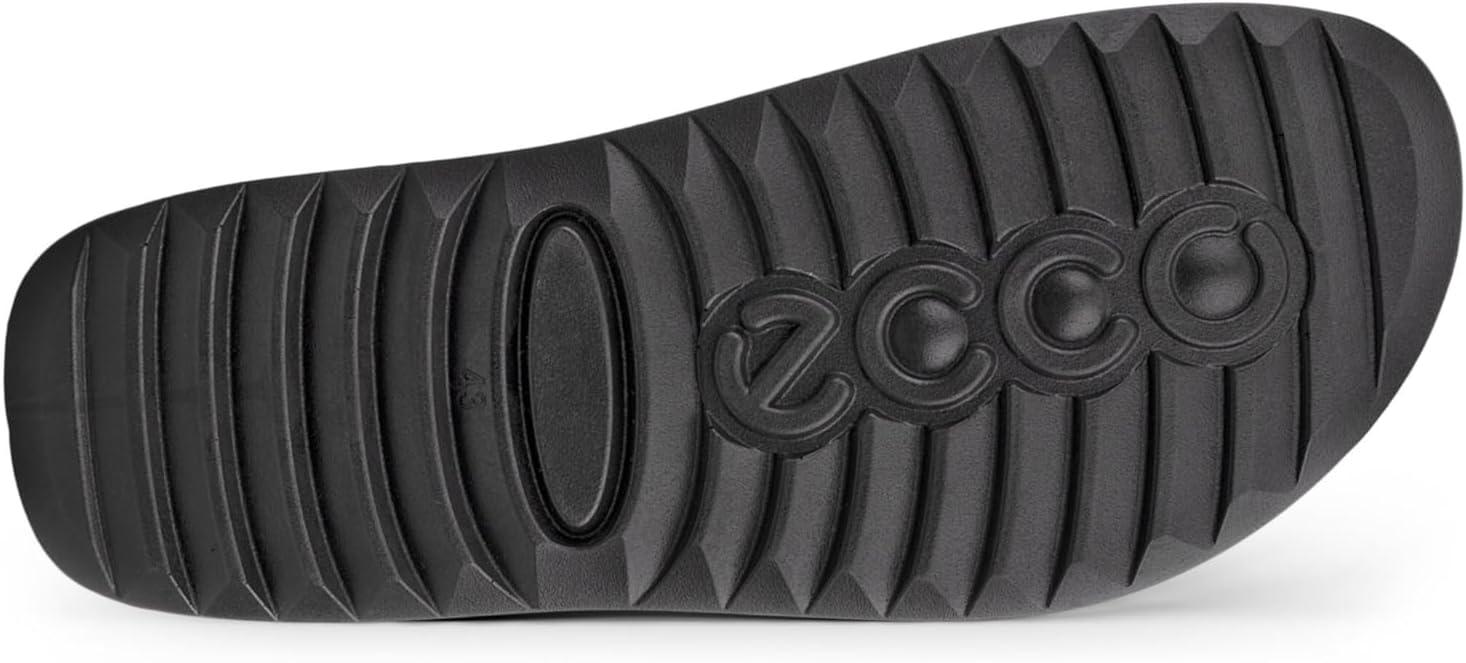 imageECCO Mens Cozmo Two Band Cross Slide SandalBlack