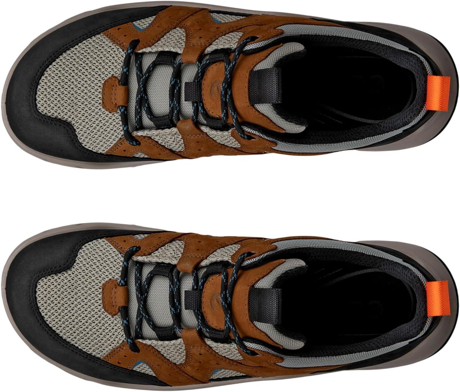 imageECCO Mens Offroad Pathfinder Hiking ShoeBlackCamelMoonrock