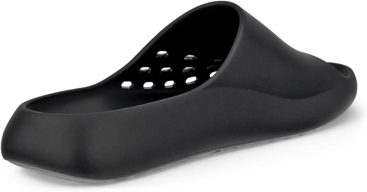 imageECCO UnisexAdult Cozmo Perforated Slide SandalBlack