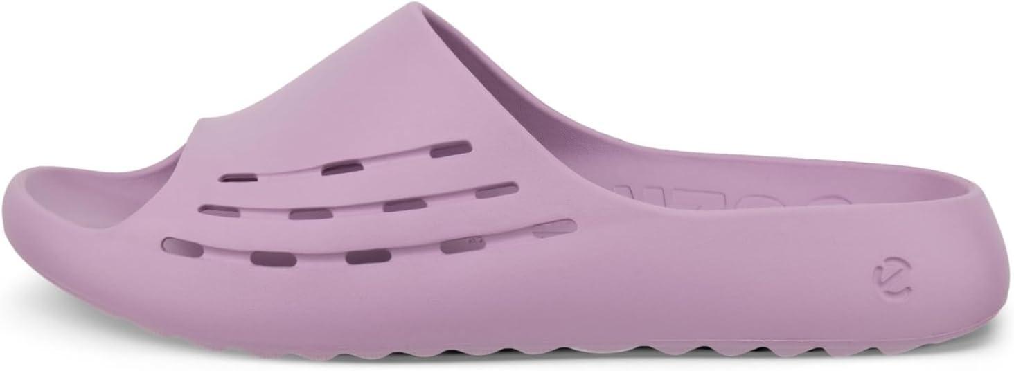 imageECCO UnisexAdult Cozmo Perforated Slide SandalLavender Mist
