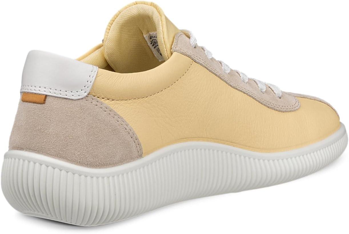 imageECCO Womens Soft Zero Lace Up SneakerStrawLimestone