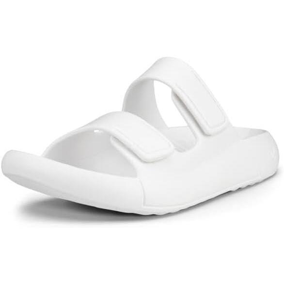 imageECCO UnisexAdult Cozmo Eva Slide SandalWhite