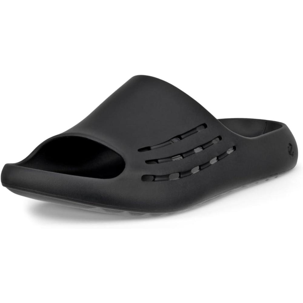 imageECCO UnisexAdult Cozmo Perforated Slide SandalBlack