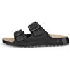 imageECCO Mens Cozmo Two Band Buckle Slide SandalBlack Nubuck
