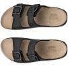 imageECCO Mens Cozmo Two Band Buckle Slide SandalBlack Nubuck