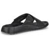 imageECCO Mens Cozmo Two Band Cross Slide SandalBlack