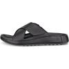 imageECCO Mens Cozmo Two Band Cross Slide SandalBlack