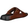 imageECCO Mens Cozmo Two Band Cross Slide SandalCognac