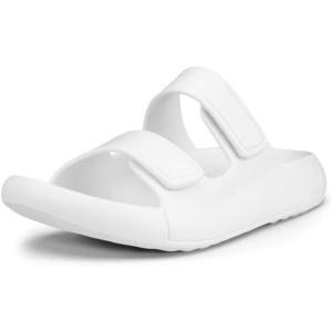 imageECCO UnisexAdult Cozmo Eva Slide SandalWhite