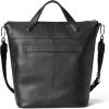 imageECCO Large Tote Travel Black Pebbled Leather