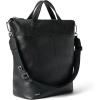imageECCO Large Tote Travel Black Pebbled Leather