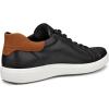 imageECCO Mens Soft 7 Easy Slip SneakerBlackCognac