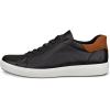 imageECCO Mens Soft 7 Easy Slip SneakerBlackCognac
