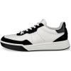 imageECCO Mens Street Court Lace SneakerBlackWhite