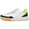imageECCO Mens Street Court Lace SneakerPeatWhiteLime Punch