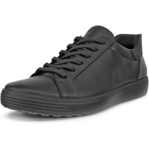 imageECCO Mens Soft 7 Easy Slip SneakerBlackBlack Nubuck