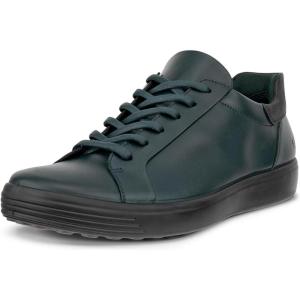 imageECCO Mens Soft 7 Easy Slip SneakerSea TangleBlack Nubuck