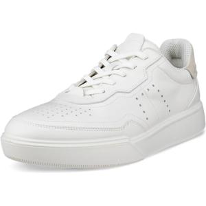 imageECCO Mens Street Court Lace SneakerWhiteShadow White