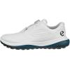 imageECCO Mens Lt1 Boa Hybrid Waterproof Golf ShoeWhitePetrol