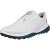 imageECCO Mens Lt1 Boa Hybrid Waterproof Golf ShoeWhitePetrol